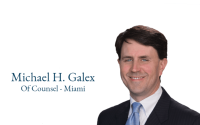 Michael H. Galex Joins Miami